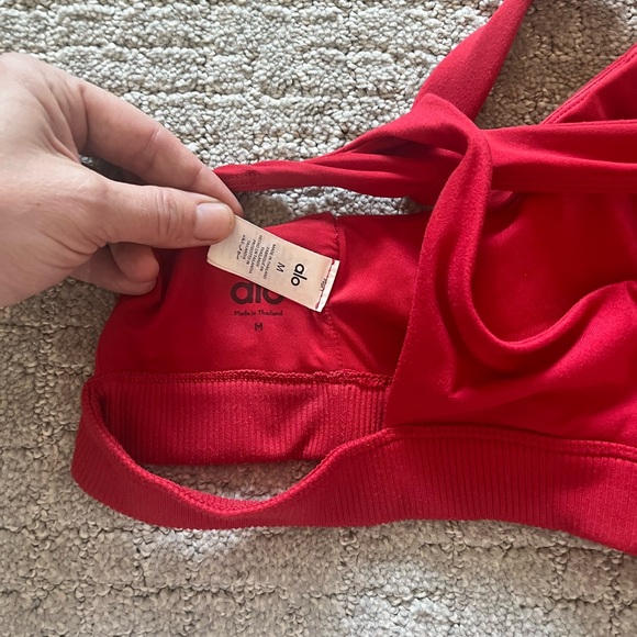 Alosoft Show Stopper Bra - Deep Classic Red - Size M - Picture 6 of 8